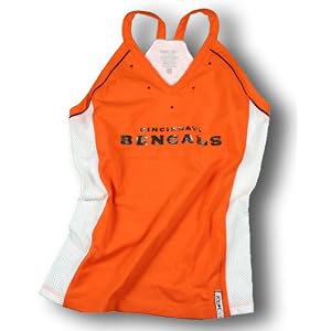 Buy Cincinnati Bengals NFL Ladies ASTEROID Tank Top, Orange