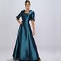 Formal Evening Dress with Short Jacket - Mother of Bride & Groom, Wedding, Party, MOB Gown by Sean Collection (7342) Deep Teal