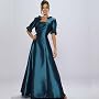 Formal Evening Dress with Short Jacket - Mother of Bride & Groom, Wedding, Party, MOB Gown by Sean Collection (7342) Deep Teal