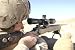 A Soldier Aims in with His M40a3 Scout Sniper Rifle. - 36"W x 24"H - Peel and Stick Wall Decal by Wallmonkeys