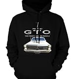 Pontiac GTO Mens Sweatshirt, Officially Licensed First Name In Muscle Design Mens Pullover Hooded Sweater
