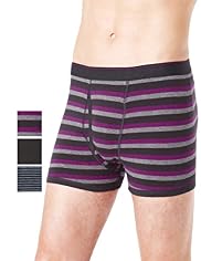 3 Pack Stretch Cotton Assorted Trunks
