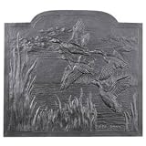 Ducks Natural Cast Iron Fireback 22W x 20H