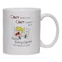 CRAZY PEOPLE DO CRAZY THINGS BUT Data Entry Clerks ARE PERFECTLY SANE! Mug for Coffee / Hot Beverage (choice of sizes and colors)