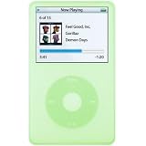 30GB iPod Video Light Green Workout and Exercise Silicone Case w/ Armband and Screen Protector
