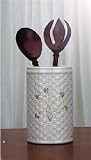 Belleek Shamrock Utensil Holder, 4-3/4-Inch Diameter by 7-3/4-Inch High