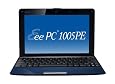 ASUS Eee PC Seashell 1005PE-MU27-BU 10.1-Inch Blue Netbook with Kindle for PC (11 Hours of Battery Life)