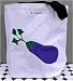Kitchen & Housewares : Recycled Grocery Tote - Eggplant