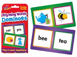 Rhyming Words Dominoes Challenge Cards Rhyming Words Dominoes Challenge Cards
