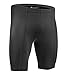 ATD Men's Pro Compression Shorts, Unpadded 8 Panel Short - BLACK