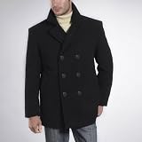 BGSD Men's Cashmere Blend Pea Coat