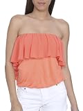 Arden B. Womens Chiffon Bubble Hem Tube Top 41Fgz5EvKvL. SL160 Arden B. Womens Chiffon Bubble Hem Tube Top
