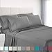 Premium 6-Piece Bed Sheet & Pillow Case Set â€“ Luxurious & Soft King Size Linen, Extra Deep Pocket Super Fit Fitted Gray Sheets, Bedroom Essentials, BONUS 2 Pillowcases & â€œBetter Sleep Guideâ€