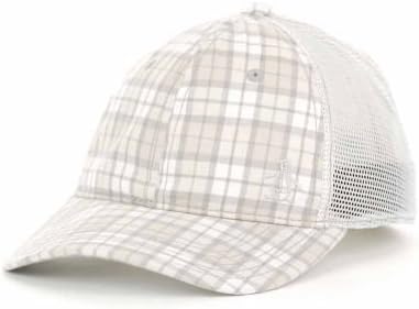 Paramount Headwear Penguin Pen Norman Flex Mesh Hat Cap (Small/Medium, Khaki/Tan)