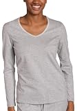 Nautica Women's Long Sleeve V-Neck Solid Knit Tee