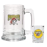 Pittsburgh Pirates MLB Boilermaker Set - Primary Logo
