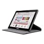 Etui DURAGADGET Luxe Noir, rotatif � 360� et support arri�re r�tractable pour tablette Samsung Galaxy Tab P7500 et P7510, 10,1 pouces