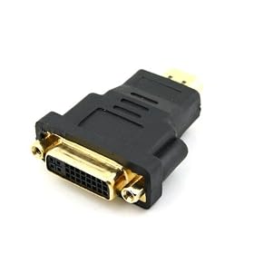Chiworld DVI Female to HDMI Male Adapter Converter Adaptor Gold for HDTV Full HD HDMIC-901867-WSS-1004