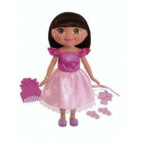 Fisher-Price Dora The Explorer Sparkle Princess Pink Princess Dora by Fisher-Price