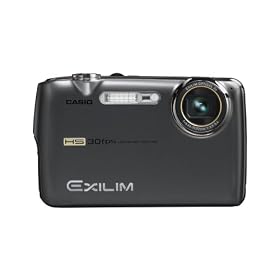 Casio Exilim EX-FS10 9MP Digital Camera with 3x Optical Image Stabilized Zoom and 2.5 inch LCD (Gray)