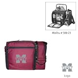 Mississippi State Bulldogs NCAA Malibu Insulated Pack (Burgundy) (Embroidered Logo)