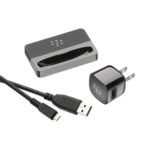 RIM ACC-39455-301 Blackberry Charging Pod with USB and Charge Unit - Charger - Retail Packaging by
