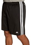 adidas Men's Dual Short 2.0, Black/White, Large