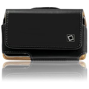 Cellet Black Horizontal Noble Case for Apple iPhone 3G, iPhone 3G S, and iPhone 4
