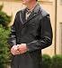 ***2009 Designer Lambskin Leather Blazer*** Classic Modern Mens 3 Button 100% Lambskin Leather Blazer ** Top Quality Leather and Soft Leather ** Black