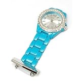 Henley Glamour - HF01.6 - Krankenschwesternuhr Bling Aqua in Präsentbox