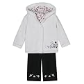Newborn Girls' Classic Pooh 3pc Hoodie Set - Whitewash
