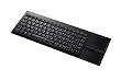 Perixx PERIBOARD-716, Clavier sans fil avec Touchpad - 410X145X26mm - Large pave tactile de 82mm integre - Freebox Revolution Compatible - Cryptage AES 128 bit - 2xAA Duracell Piles - AZERTY