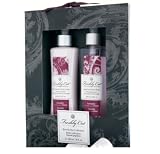 Upper Canada Soap And Candle Freshly Cut Bow Tie Boxed Gift Set With Silky Hand  Body Lotion And Hand  Body Gelee Lavender Infused With Citron