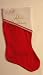 Candy Cane Trim Felt Christmas Stocking With Embroidered Name Dave Heineman
