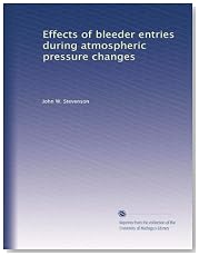Effects of bleeder entries during atmospheric pressure changes