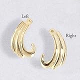 14KY gold metal fashion earring jacket