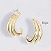 14KY gold metal fashion earring jacket