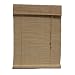Lewis Hyman 0108114 Natural Imperial Matchstick Bamboo Roll-Up w/6" Valance. 72" W x 72" L