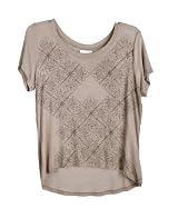 Taupe Slouchy Tee