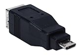 QVS CC2218C-MF USB OTG Micro-B Male to USB B Female Adaptor