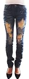 Destroyed Medium Wash Jeans