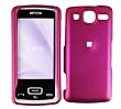 Rose Pink Rubber Feel Snap-On Cover Hard Case Cell Phone Protector for LG Expo GW820