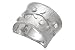 14K White Gold Hand-Crafted Matte-Finish