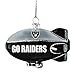 NFL Oakland Raiders Glitter Blimp Ornament