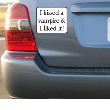 I KISSED A VAMPIRE - Twilight New Moon - Sticker Decal - #S045