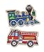 Melissa & Doug Wooden Vehicles Magnets