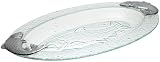 Arthur Court Salmon Glass Platter