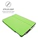 Snugg iPad Air 2 Case Smart Cover with Kick Stand & (Green Leather) for Apple iPad Air 2 (2014)