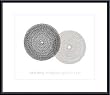 Art Poster Metal Framed Print - LOVE DISCS I & II - Artist: HADIEH SHAFIE- Poster Size: 16 X 20