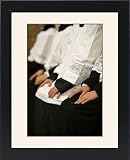 Framed Prints of Traditionalist Mass in Notre-Dame du Carmel chapel, Fontainebleau, from Robert Harding